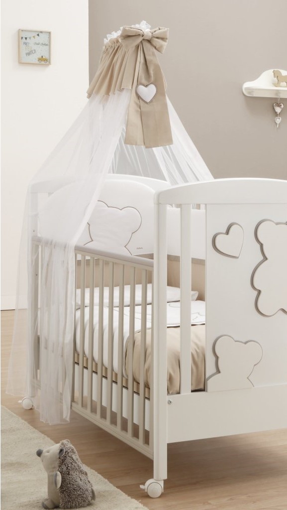 Luxusní béžové nebesá nad postýlku Italbaby - Matisse